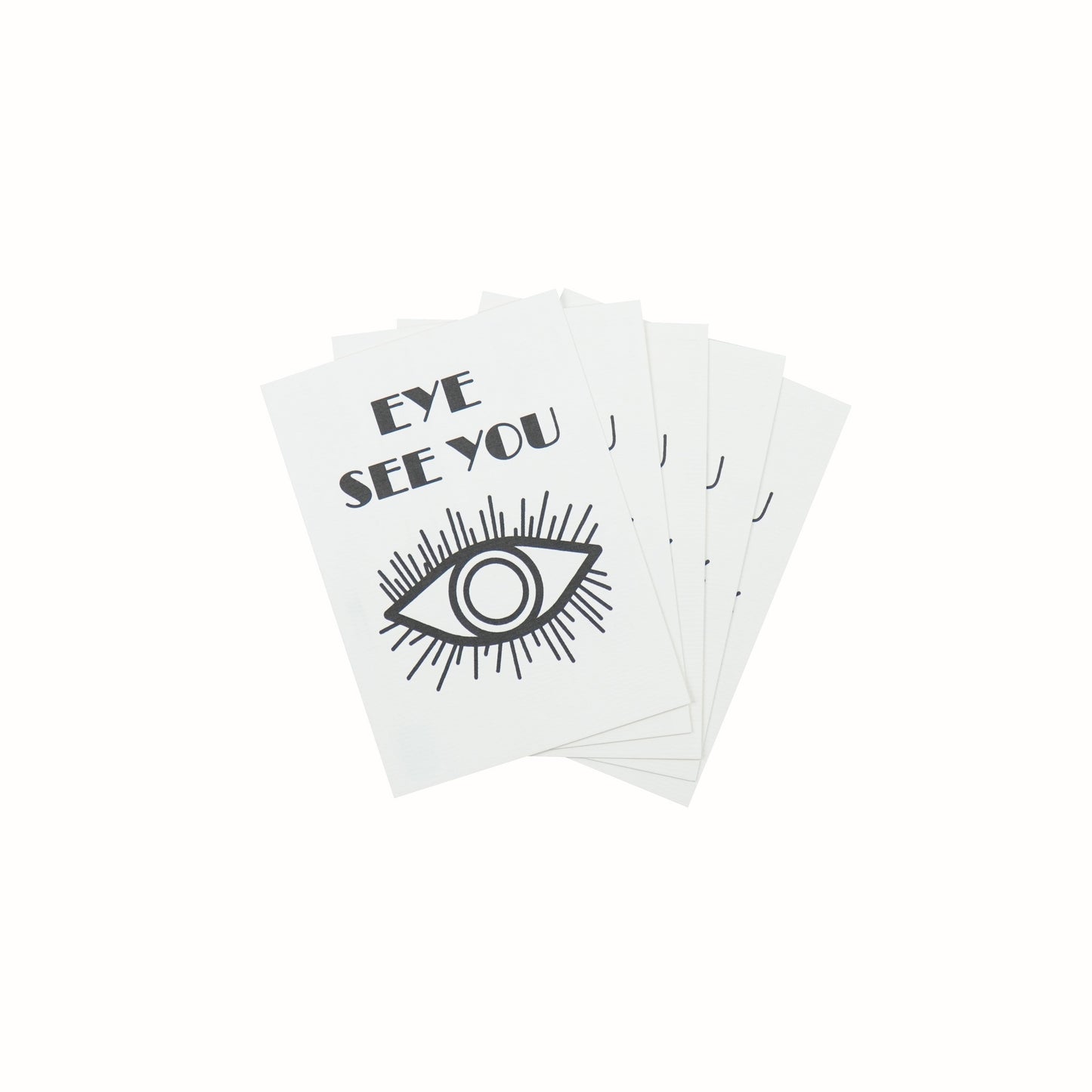 Ansichtkaart - Eye See You - Papier - Set van 5 - A6