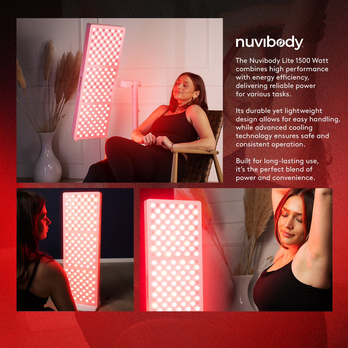 LITE 1500 Nuvibody® Rood Lichttherapie Lamp