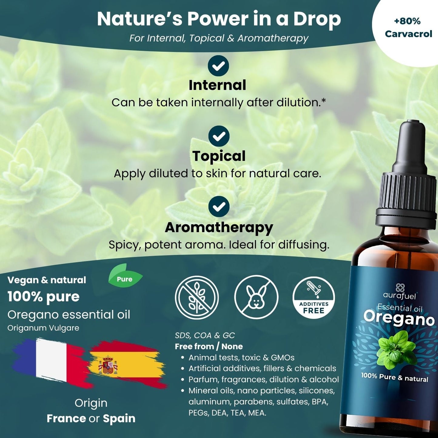 Oregano oil natural & pure