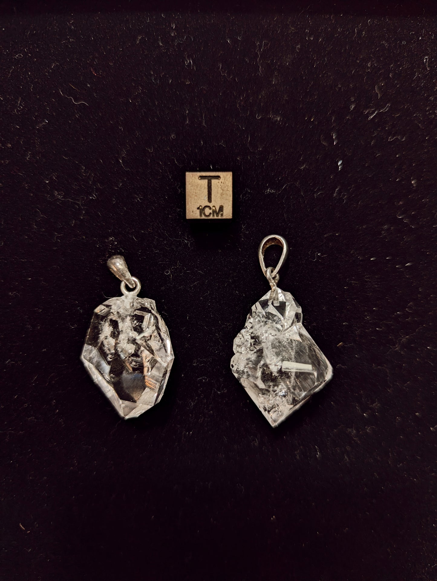 {2}Herkimmer Diamond Pendants(One to Keep, one to share)