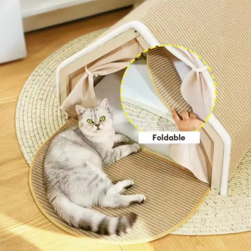 Cat House + Scratching Post