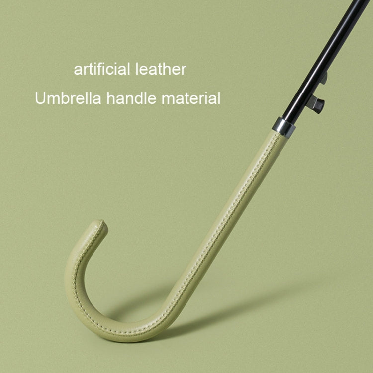 Long Handle Double 16 Bone Sunny And Rain Dual Use Umbrella(Milk Tea Color)