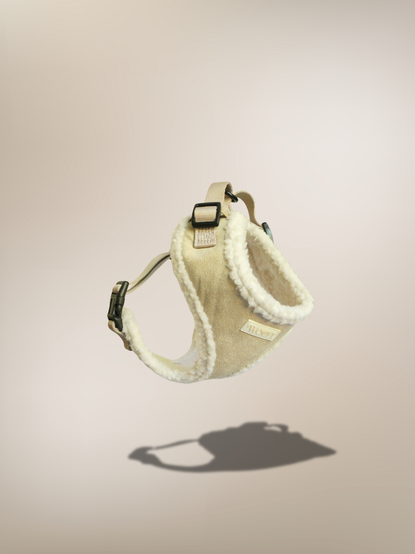Beige Fur Harness
