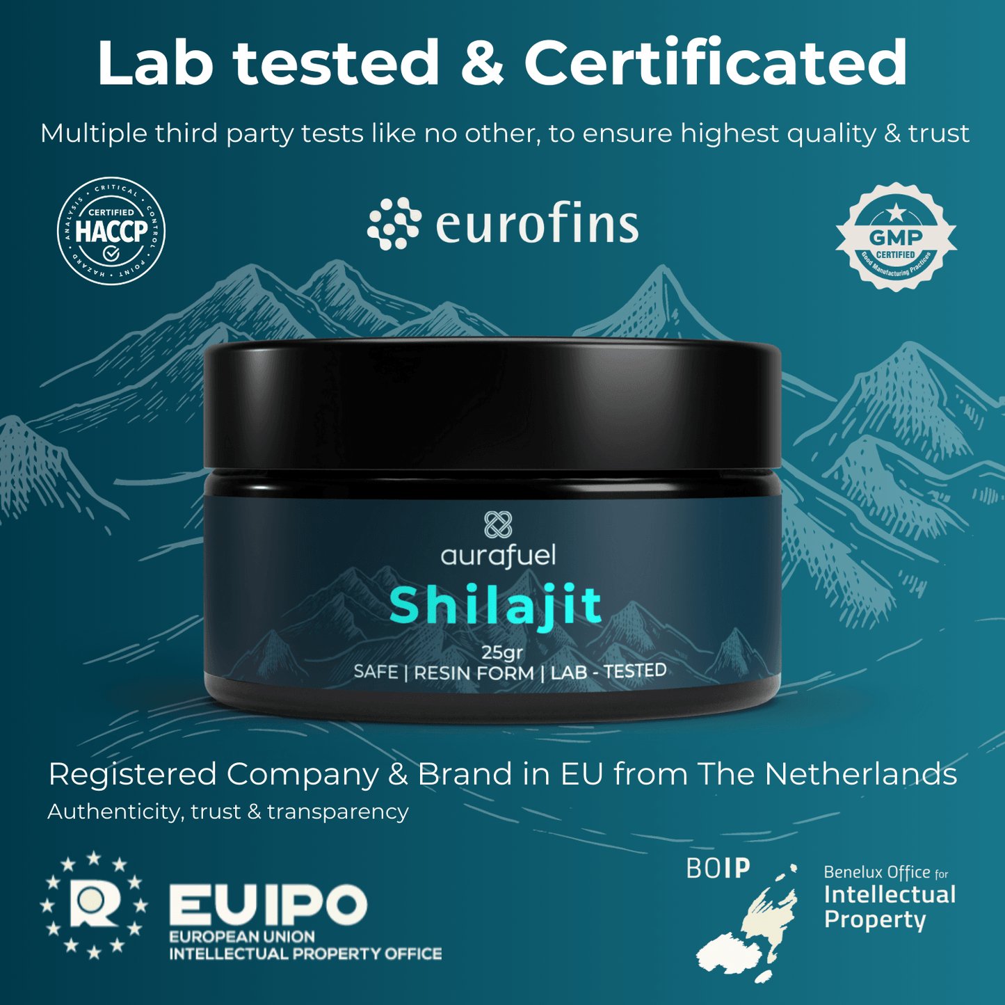 Pure Shilajit Resin from Himalaya - 100% authentic & purified