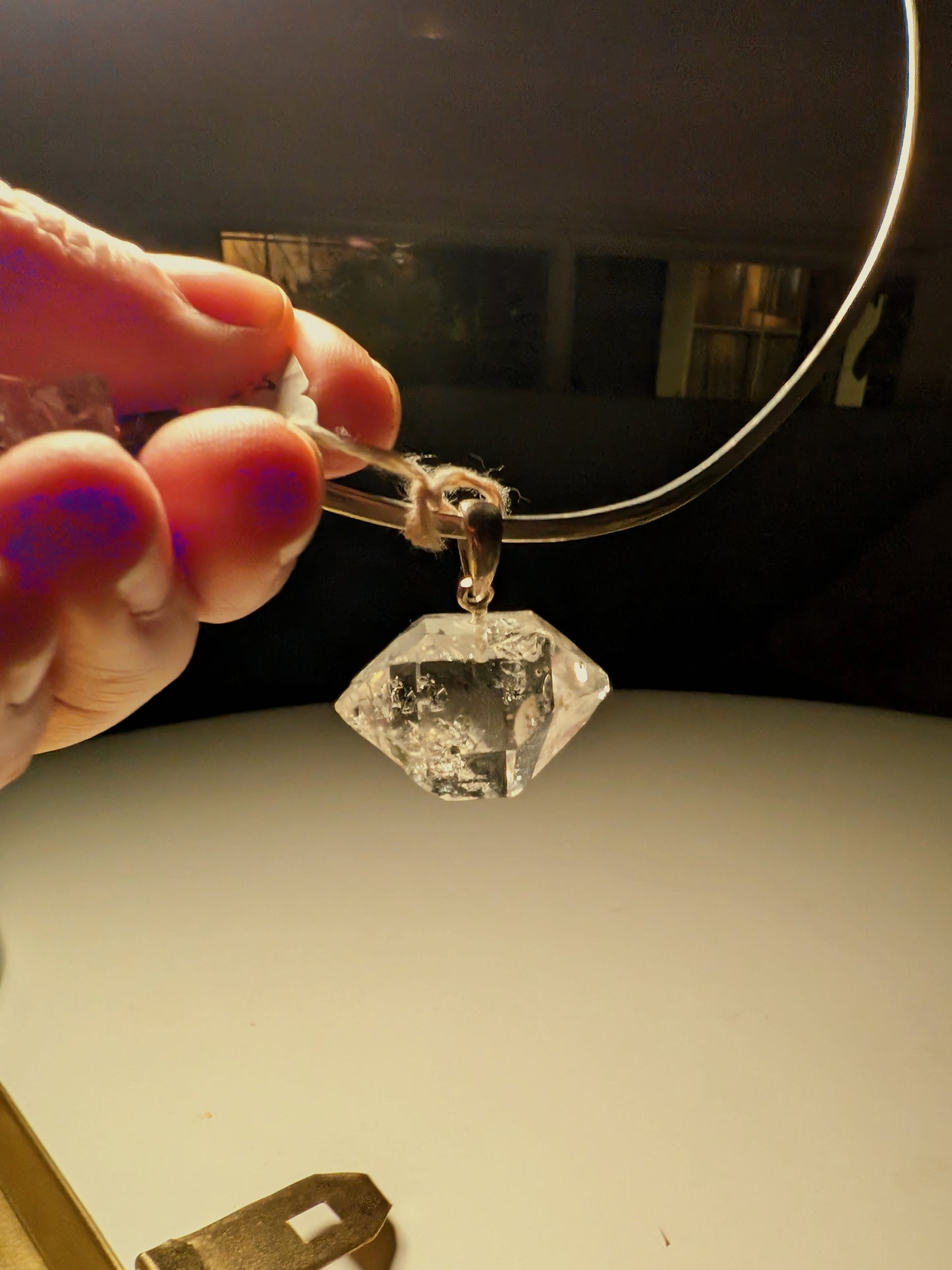 {2}Herkimmer Diamond Pendants(One to Keep, one to share)